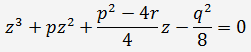 cubic equation