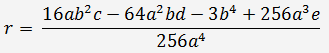 solve quartic equation