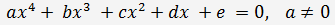 quartic equation