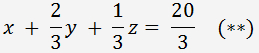 solve system of three equations